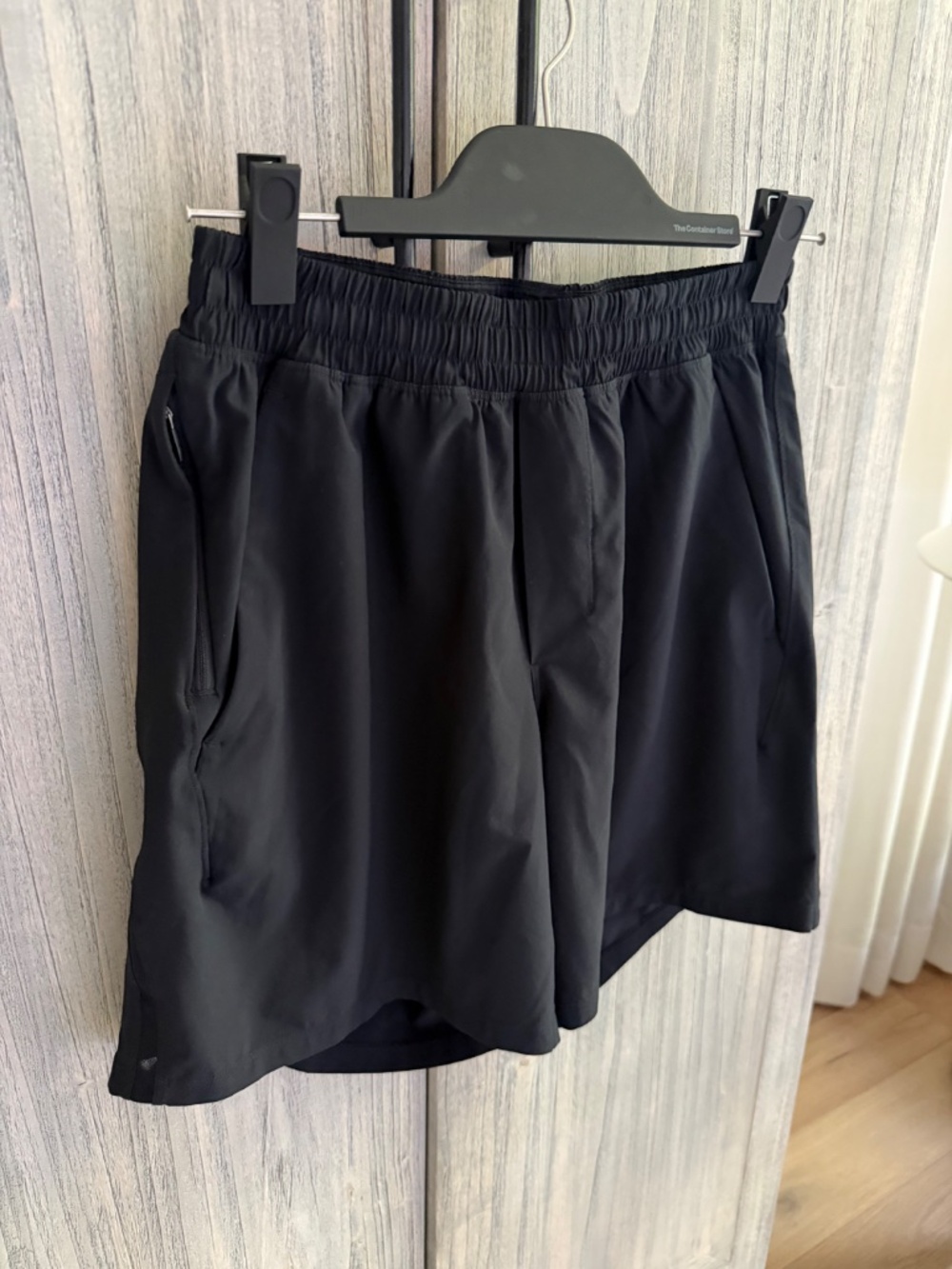 Lululemon 7" Black Pace Breaker Shorts - Picture 3 of 4